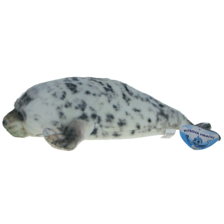 Barwne Zoo: Maskotka Foka szara plamista 30cm