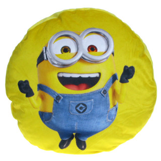 Minionki - miękka welurowa poduszka: Minonek Bob