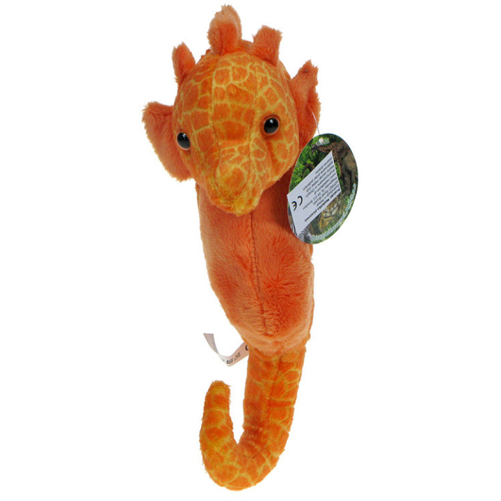 Maskotka Ryba konik morski pomarańczowy 23cm