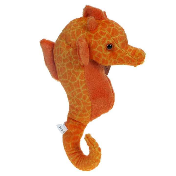 Maskotka Ryba konik morski pomarańczowy 23cm