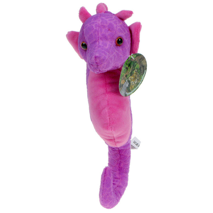 Maskotka Ryba konik morski różowy 23cm