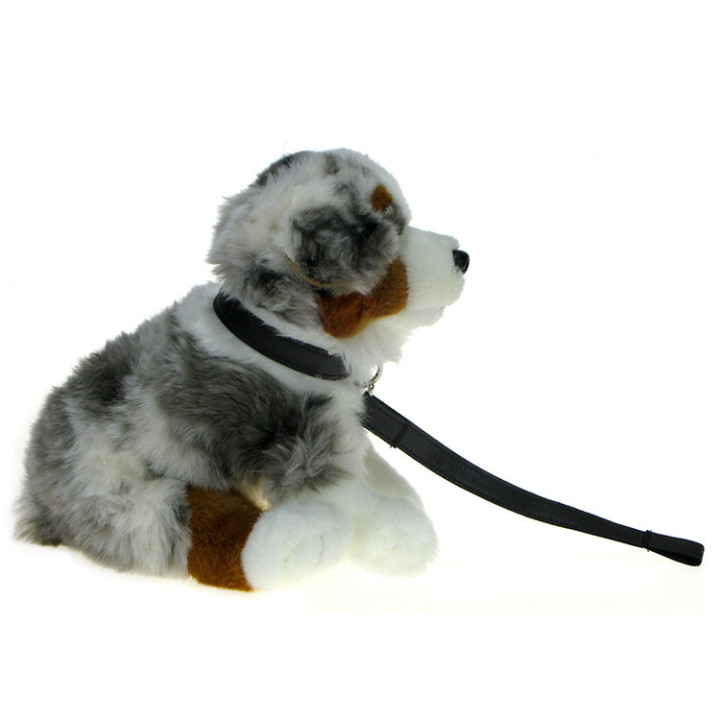 Maskotka Piesek owczarek australijski na smyczy 24cm 90496