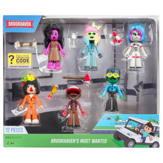 Roblox: Figurki 6pak - Brookhaven's Most Wanted
