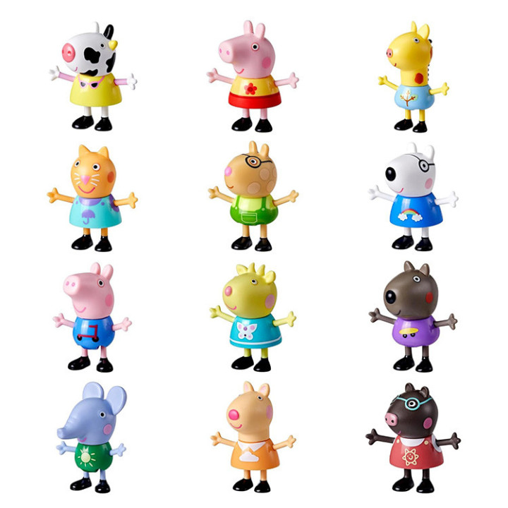 Świnka Peppa - Figurka niespodzianka F6289: krówka Carol (C)