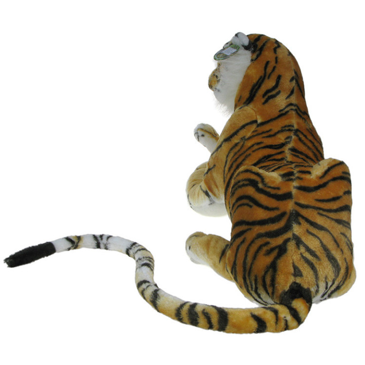 Maskotka Tygrys biały leżący 75cm