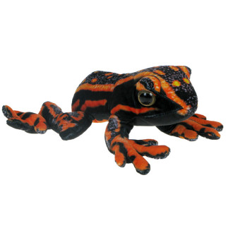 Barwne Zoo: Maskotka Żaba Ameerega (pomarańczowa) 20cm