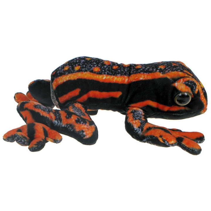 Barwne Zoo: Maskotka Żaba Ameerega (pomarańczowa) 20cm