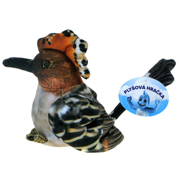Barwne Zoo: Maskotka ptak Dudek 15cm