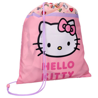 Worek sportowy, na plecy, na kapciuszki, na obuwie zmienne dla dzieci - Hello Kitty "Sweet Charm"