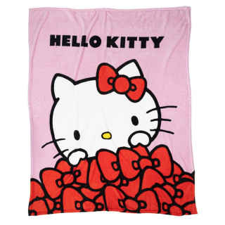 Koc pluszowy Kotka Hello Kitty (079654) 130cm x 160cm