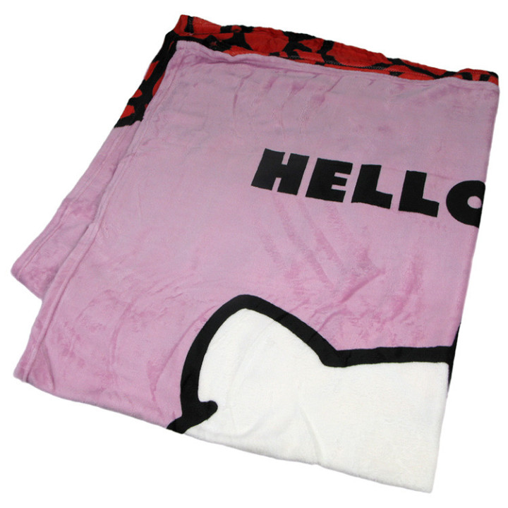 Koc pluszowy Kotka Hello Kitty (079654) 130cm x 160cm