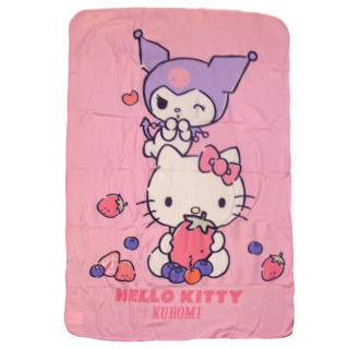 Koc polarowy Hello Kitty i Kuromi 100cm x 140cm