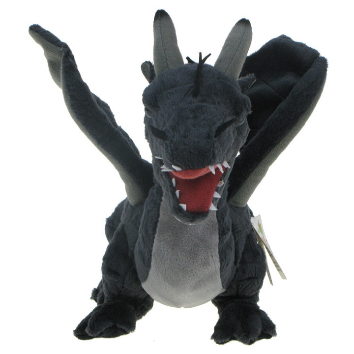 Maskotka Smok czarny 35cm Eko-Friendly