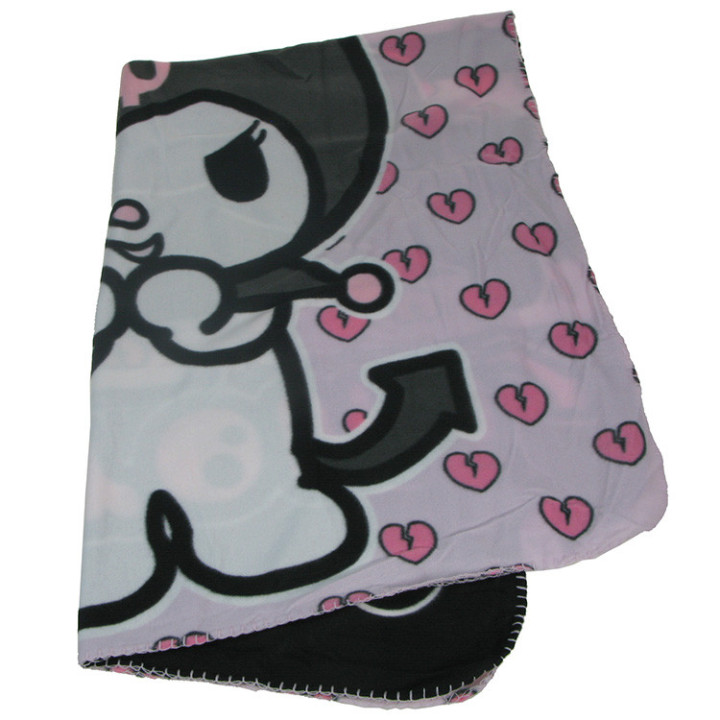 Koc polarowy Hello Kitty: Kuromi 100cm x 140cm