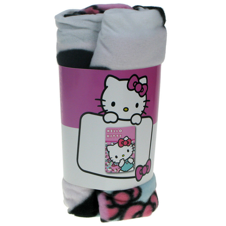 Koc polarowy Kotka Hello Kitty 100cm x 140cm