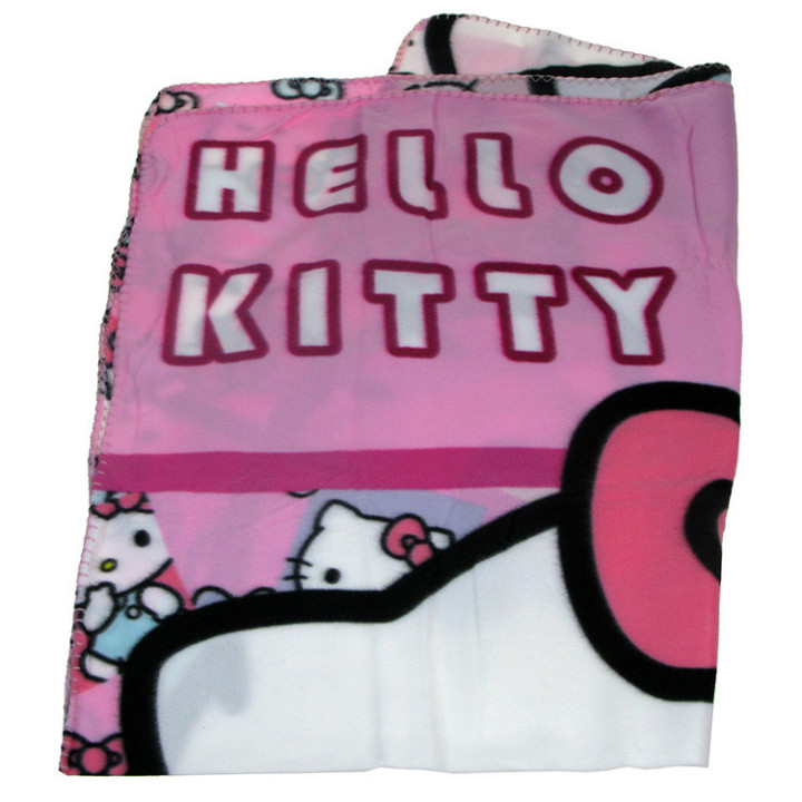 Koc polarowy Kotka Hello Kitty 100cm x 140cm