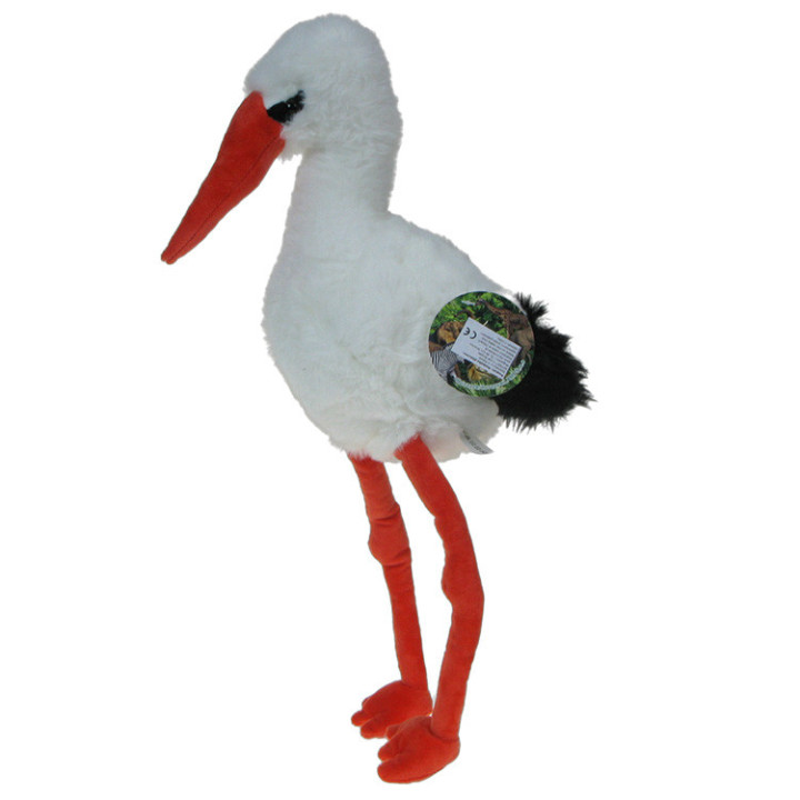 Pluszowe Zoo dla najmniejszych: Maskotka Bocian 45cm