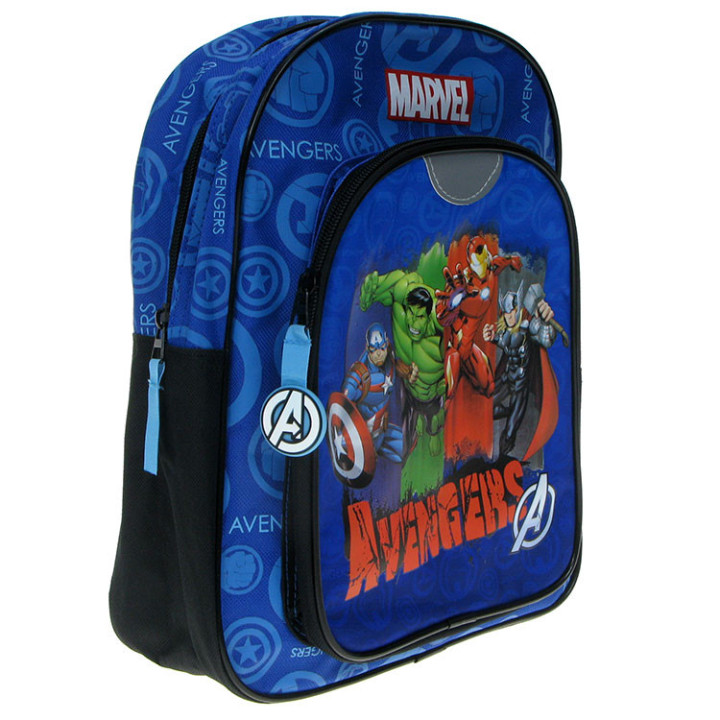 Plecak Marvel Avengers z kieszonką - Thor, Iron Man, Kapitan Ameryka i Hulk