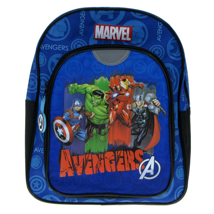 Plecak Marvel Avengers z kieszonką - Thor, Iron Man, Kapitan Ameryka i Hulk