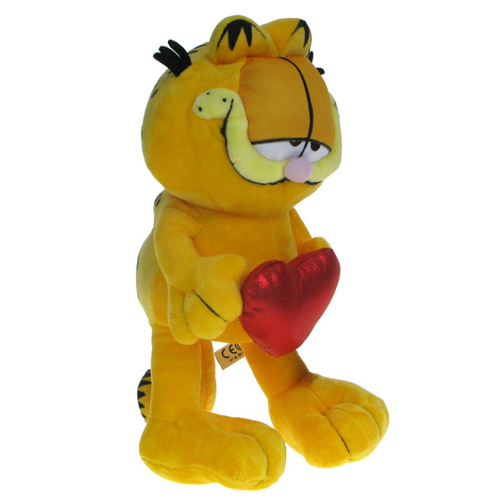 Garfield: maskotka kot Garfield z sercem 34cm