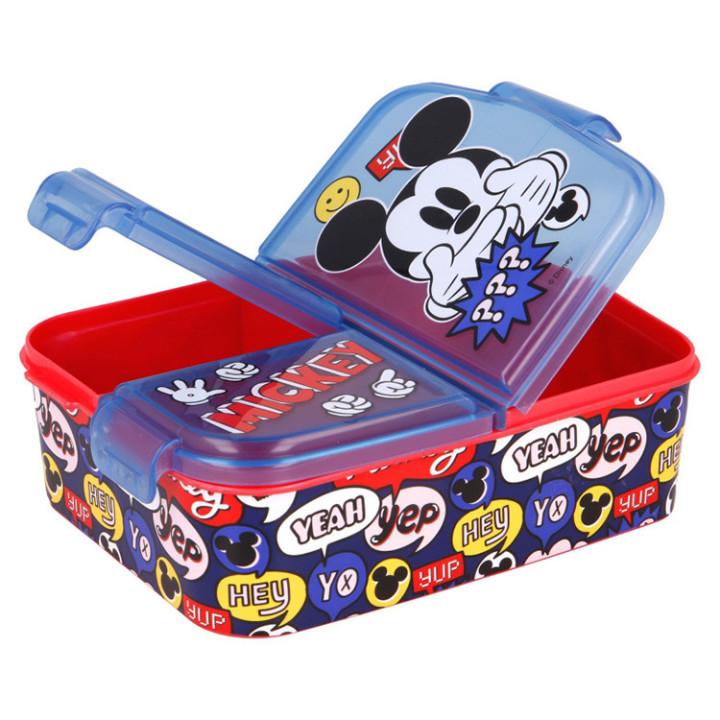 Śniadaniówka trzykomorowa - Myszka Mickey (Miki)