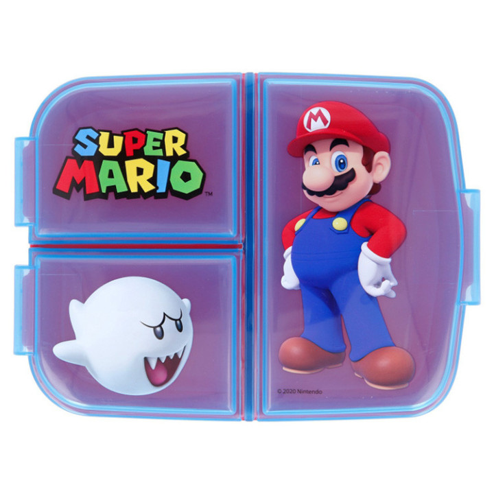 Śniadaniówka trzykomorowa - Super Mario