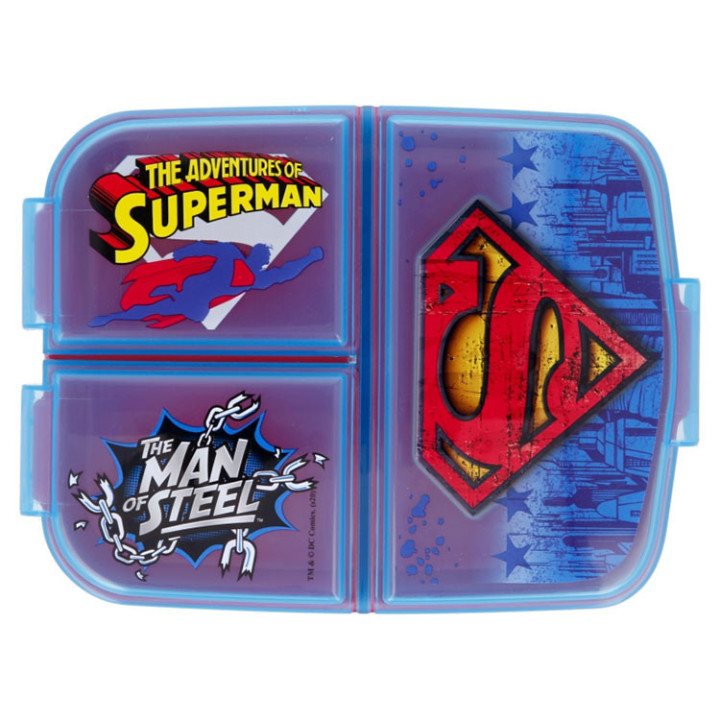 Śniadaniówka trzykomorowa - Superman