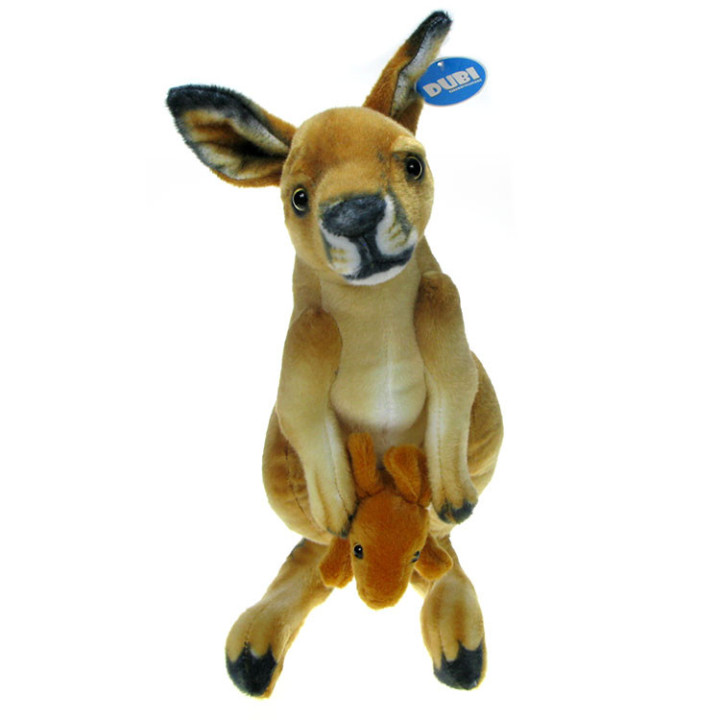 Maskotka Kangur z młodym 44cm