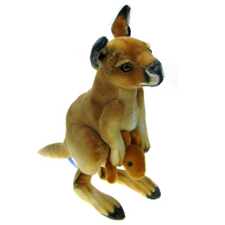 Maskotka Kangur z młodym 44cm