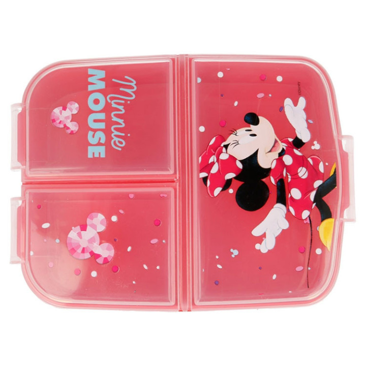 Śniadaniówka trzykomorowa - Myszka Minnie