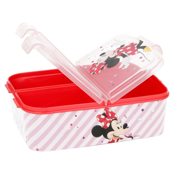 Śniadaniówka trzykomorowa - Myszka Minnie