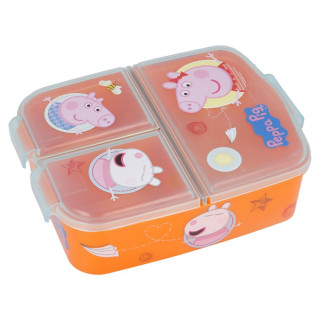 Śniadaniówka trzykomorowa - Świnka Peppa