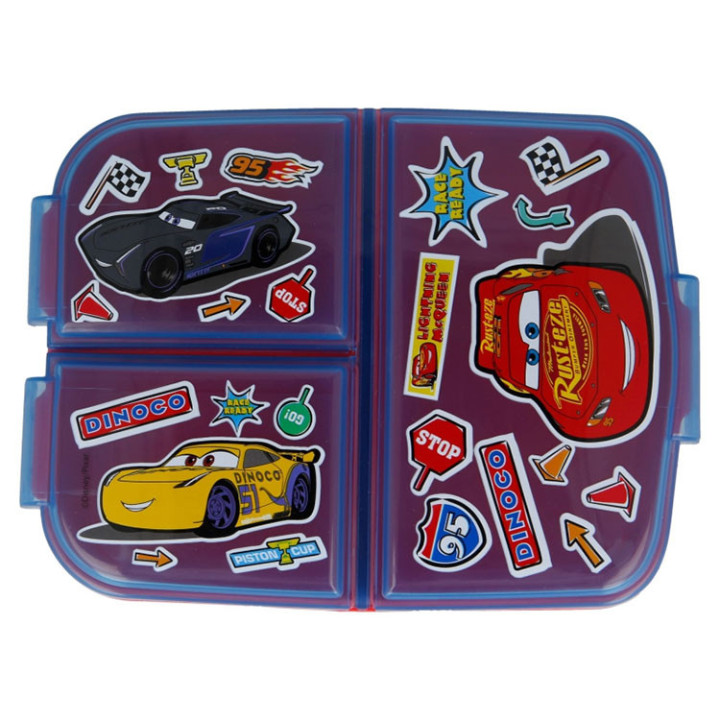 Śniadaniówka trzykomorowa - Cars 3 : Auta 3