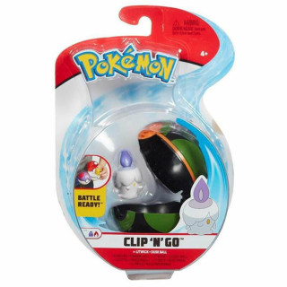 Pokemon - figurka+kula - Clip'n'go - 37657 Litwick + Dusk Ball