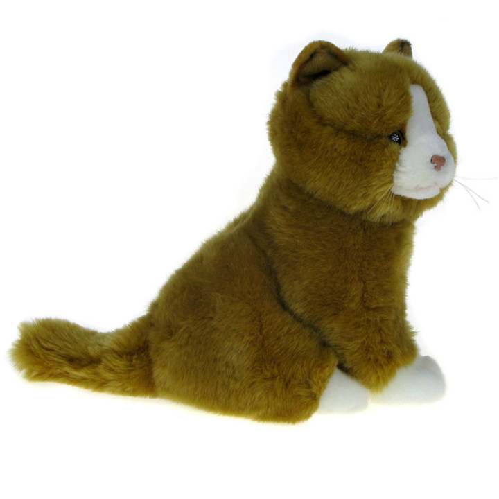 Maskotka Kot Perski siedzący brązowy 20cm