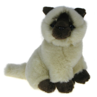 Maskotka Kot Perski siedzący beżowy 20cm