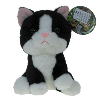 Pluszowe Zoo dla najmniejszych: Maskotka Kotek czarny 18cm