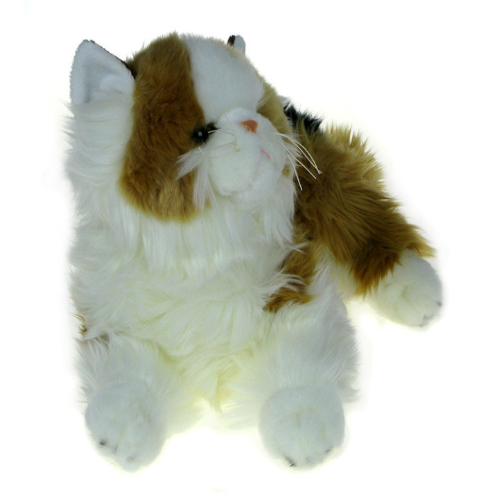 Maskotka Kot Calico (łaciaty) leżący 30cm