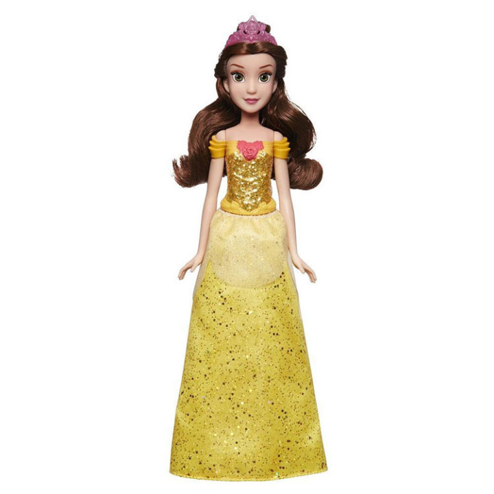 Disney Księżniczki - seria brokatowe księżniczki: lalka Bella