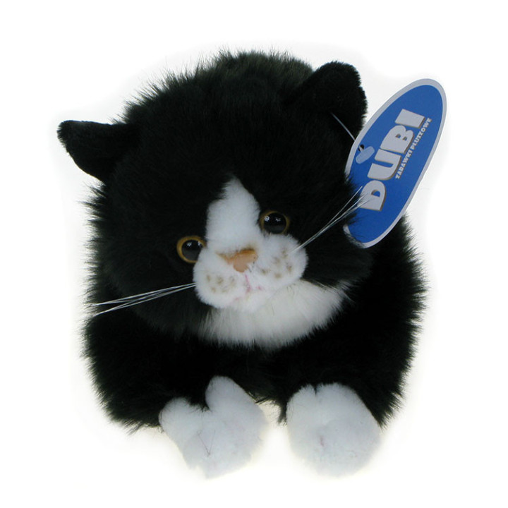 Maskotka Kotek leżący czarny 23cm