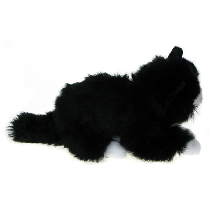 Maskotka Kotek leżący czarny 23cm