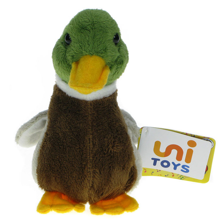 Maskotka Kaczka krzyżówka z dźwiękiem 16cm