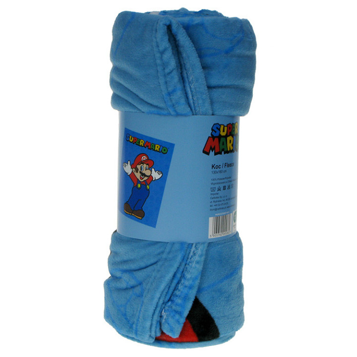 Koc pluszowy Super Mario130cm x 160cm