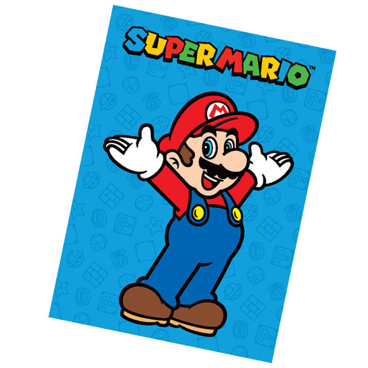 Koc pluszowy Super Mario130cm x 160cm