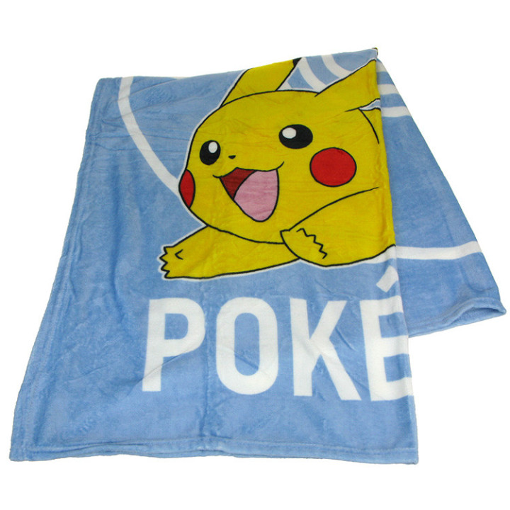 Koc pluszowy Pokemony (086877) 110cm x 140cm Pokemon Pikachu