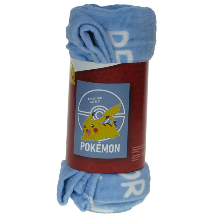 Koc pluszowy Pokemony (086877) 110cm x 140cm Pokemon Pikachu