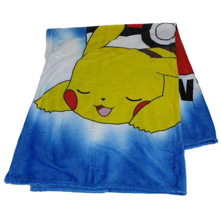 Koc pluszowy Pokemony 110cm x 140cm Pokemon Pikachu