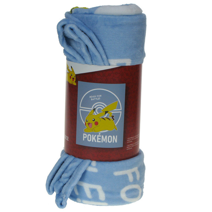 Koc pluszowy Pokemony (086884) 130cm x 160cm Pokemon Pikachu