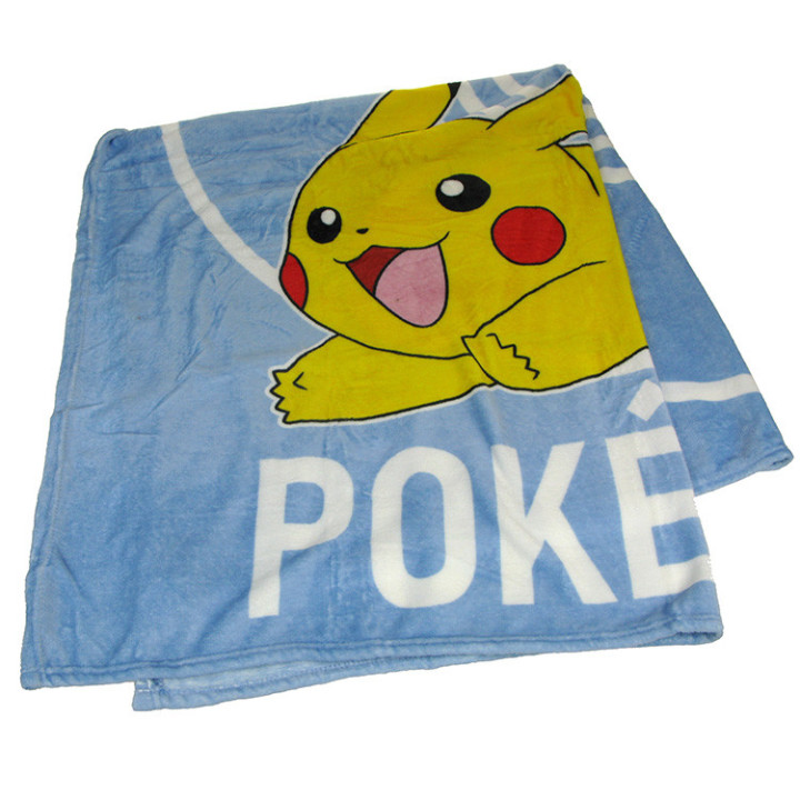 Koc pluszowy Pokemony (086884) 130cm x 160cm Pokemon Pikachu