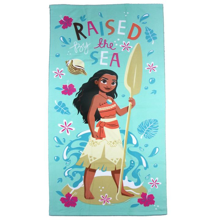 Ręcznik kąpielowy Disney Vaiana: Skarb Oceanu 140cm x 70cm Fast Dry